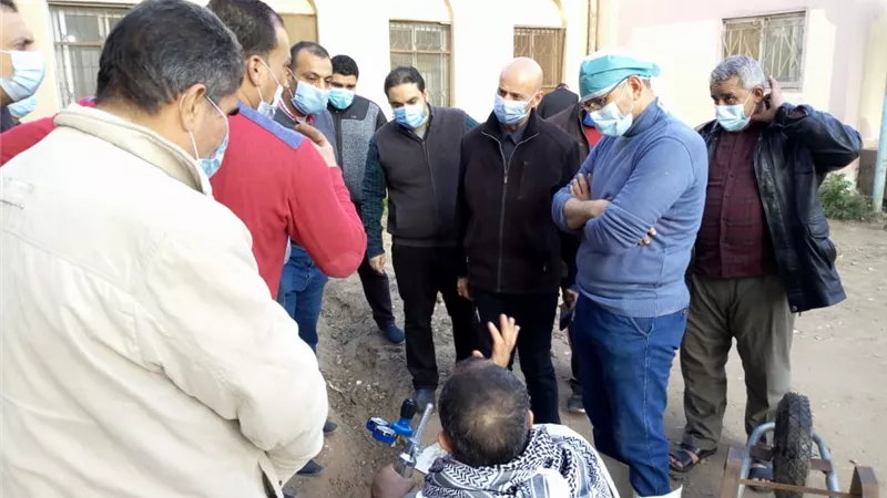 وكيل وزارة الصحة يستكمل جولاته الميدانية بالمرور علي مستشفي ههيا المركزي