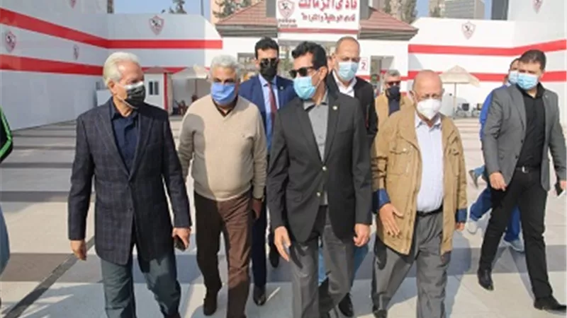 وزير الرياضة يتابع الإجراءات الاحترازية بالأهلي والزمالك والترسانة ومركز شباب الجزيرة