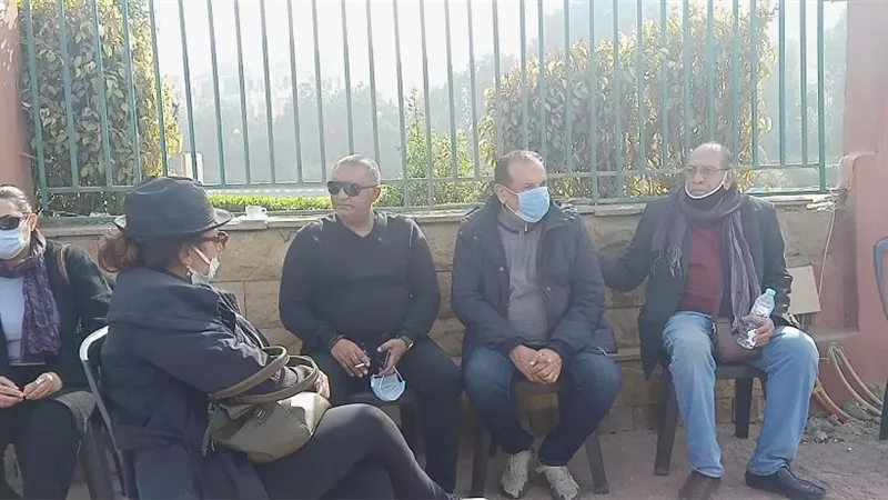 فتوح احمد ومنير مكرم وايمن عزب يودعون هادى الجيار بمثواه الاخير