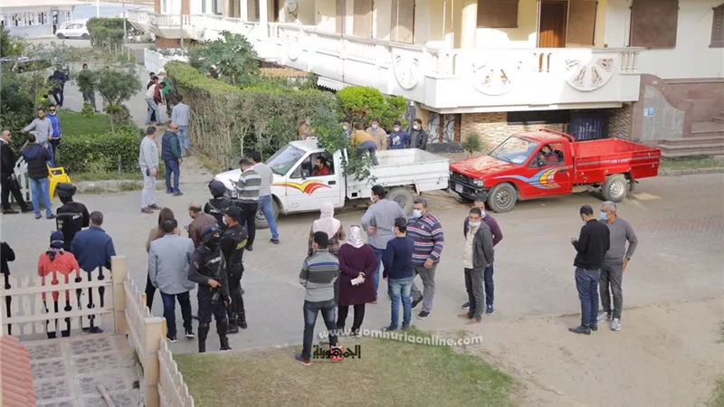 حملة لفصل المرافق عن قطع أراضى تابعة لاملاك الدولة بدمياط