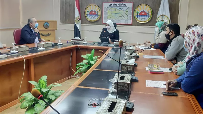 محافظ مطروح يوجه باعداد وتاهيل الادارات المعنية لتفعيل التحول الرقمى