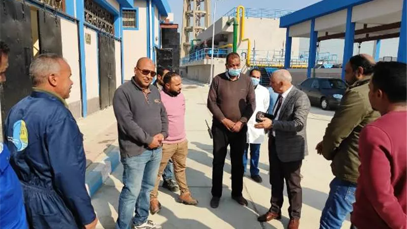 بدء التشغيل التجريبى لمحطة حجازه بحرى فى قنا.. بالصور