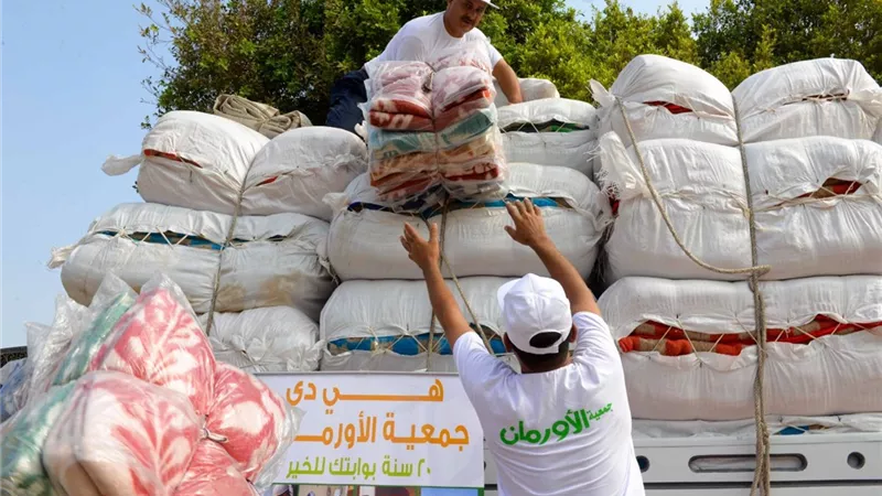 الأورمان تكثف جهودها لتوزيع ألحفة وبطاطين الشتاء على غير القادرين بكفرالشيخ
