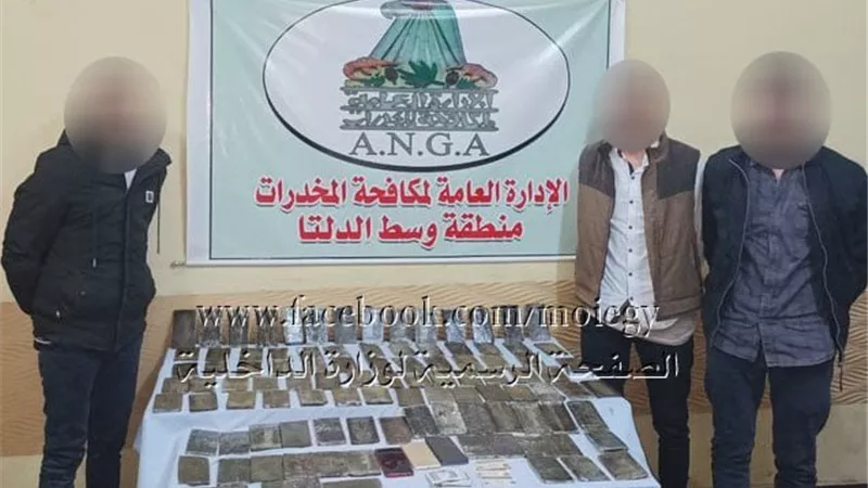 ضبط 120 طربة حشيش بالعاشر من رمضان