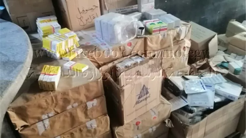 ضبط مواد غذائية مجهولة المصدر بمحل مأكولات بالقاهرة