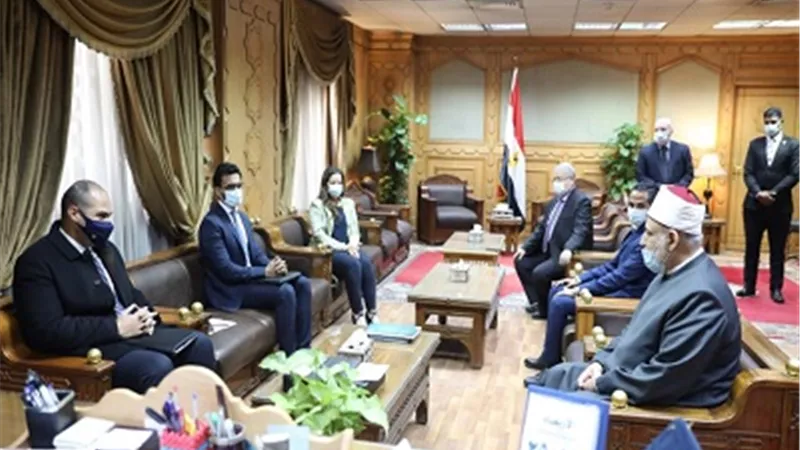 وكيل الأزهر يستقبل رئيس جهاز حماية المنافسة ومنع الممارسات الاحتكارية لبحث التعاون المشترك