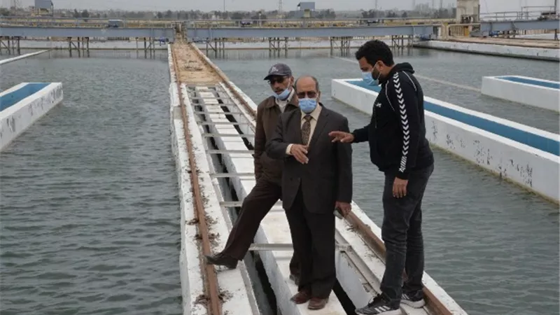 متابعة مستمرة لضغوط المياه استعدادا لبطولة كأس العالم لليد بالإسكندرية