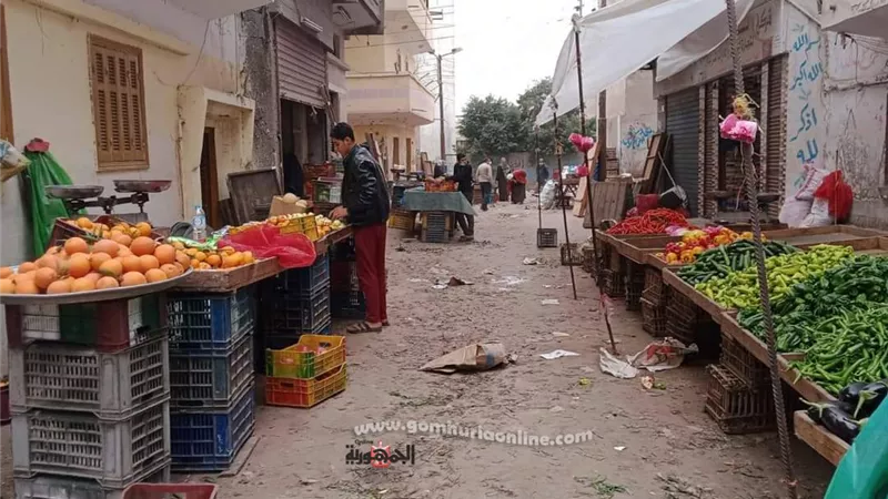 فض السوق الأسبوعي بدسوق كفر الشيخ