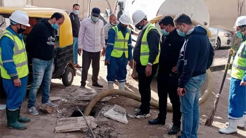 رئيس مركز ومدينة الحامول يشرف أعمال النظافة والاشغالات بالمدينة