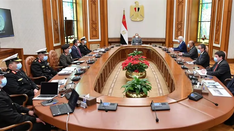 الرئيس السيسي يستقبل رئيس شركة لورسن الألمانية