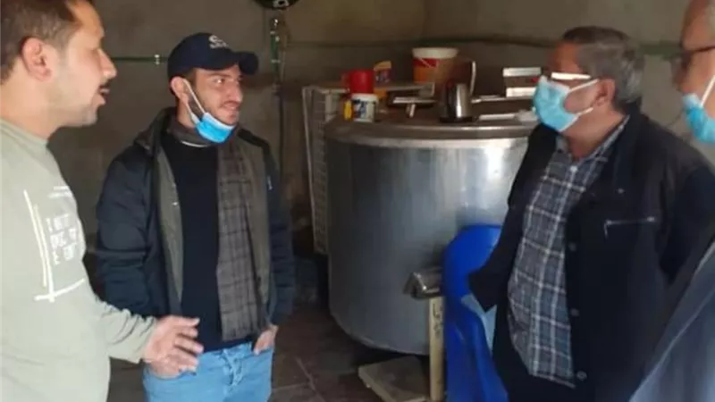 لجنة متابعة لمراكز تجميع الالبان ببني سويف