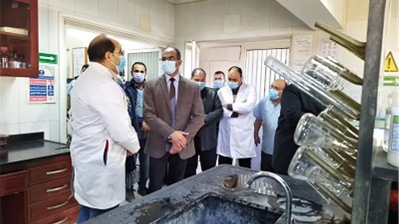 نائب وزير الاسكان للبنية الاساسية: مياه محطة الاميرية مطابقة للمواصفات العالمية