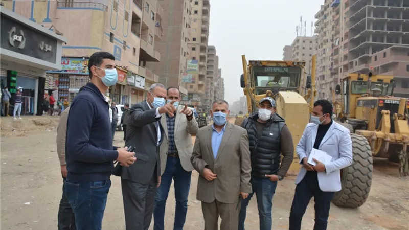 ”الهجان” يتفقد مدينة شبرا الخيمة وقليوب لمتابعة المشروعات واعمال النظافة