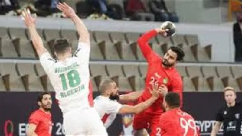 منتخب الجزائر لكرة اليد يفوز على نظيره المغربى بنتيجة 23\24