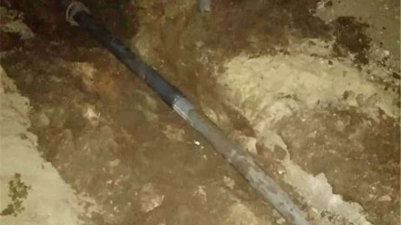 إنفجار ماسورة مياه بسنتريس