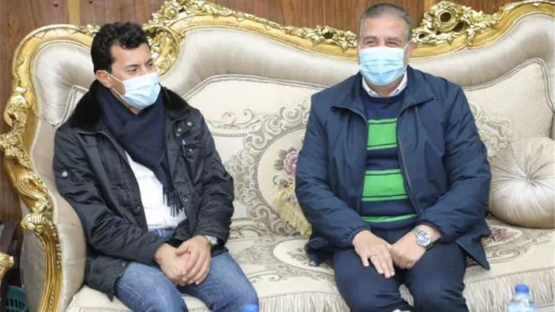 وزير الشباب في ضيافة محافظ المنوفية..تفقدا نادي سيتي كلوب وناقشا الموضوعات الرياضية.صور