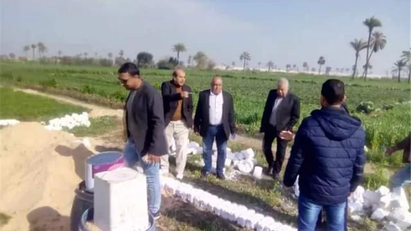 ازالة ٣ حالات تعدي بالبناء المخالف في بلبيس وديرب نجم