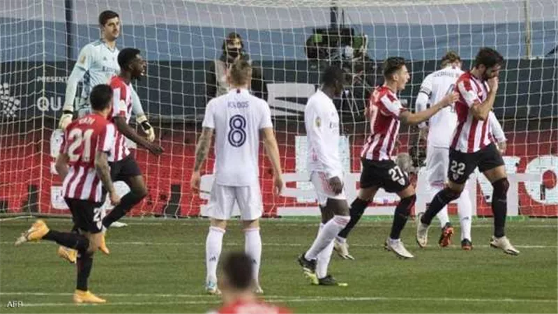 بلباو يطيح بريال مدريد من كأس السوبر الاسبانى .. ويلتقى برشلونة فى النهائى