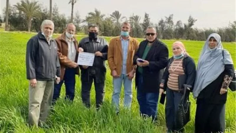 زراعة الإسماعيلية تنظم يوما حقليا لمحصول الشعير بالقصاصين .صور