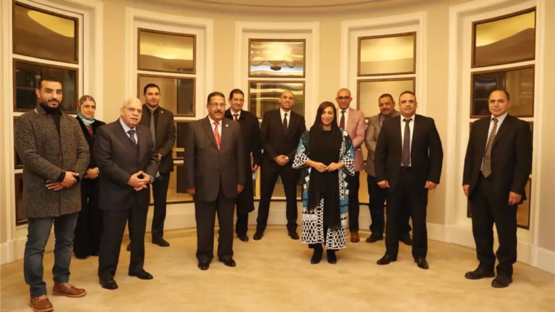 بدور القاسمي تلتقي اتحاد الناشرين العرب والمصريين بحثت معهم الفرص المتاحة للنهوض بسوق الكتاب عربياً