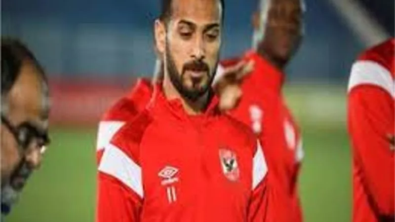 اصابة وليد سليمان قبل لحظات من مباراة البنك الاهلى .. وبواليا بديلا