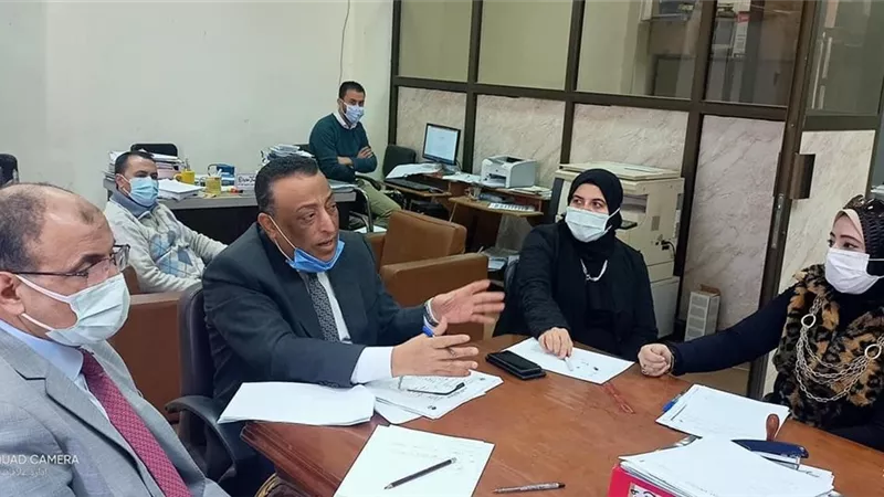 المصرى يتابع أعمال الجودة لبرنامج قسم المكتبات بآداب طنطا-صور