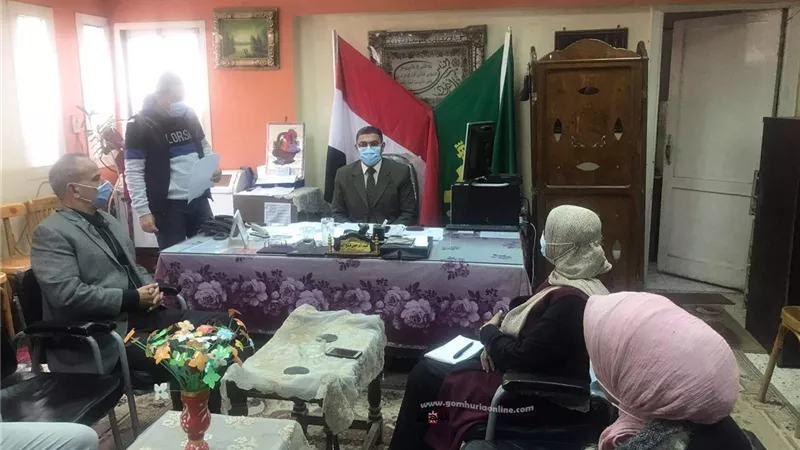 مدير عام إدارة بنها أثناء إجتماعه بمديري المراحل حظر دخول الطلاب للمدارس تحت أي مسمي