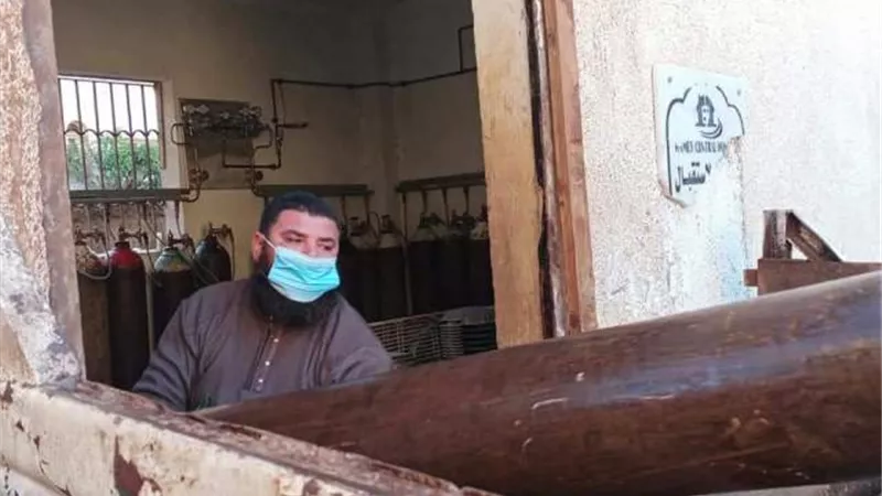 توفير اسطوانات الاكسجين لمستشفى الحامول.صور