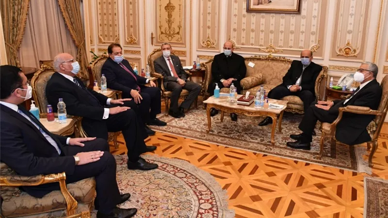رئيس مجلس الدولة يهنئ المستشار جبالى بتوليه رئاسة مجلس النواب