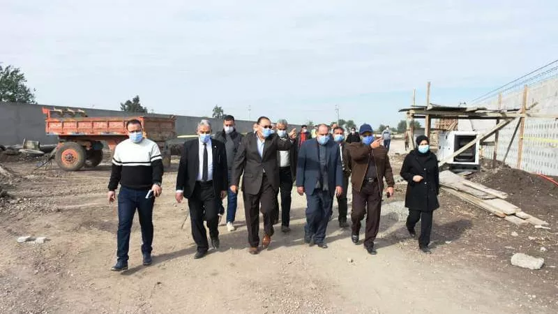 محافظ الشرقية يتابع أعمال انشاء محطة معالجة صرف صحي الدنوهيا بالزقازيق