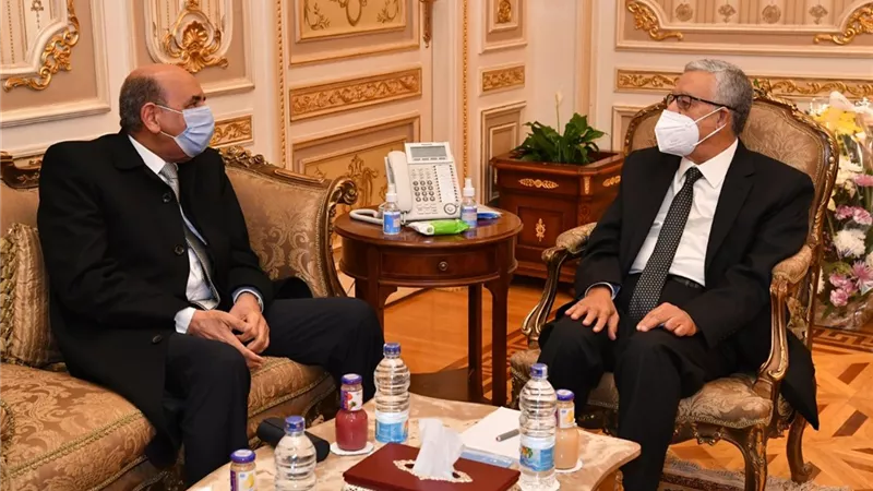 رئيس مجلس الدولة يهنئ المستشار الدكتور حنفى جبالى بتوليه رئاسة مجلس النواب