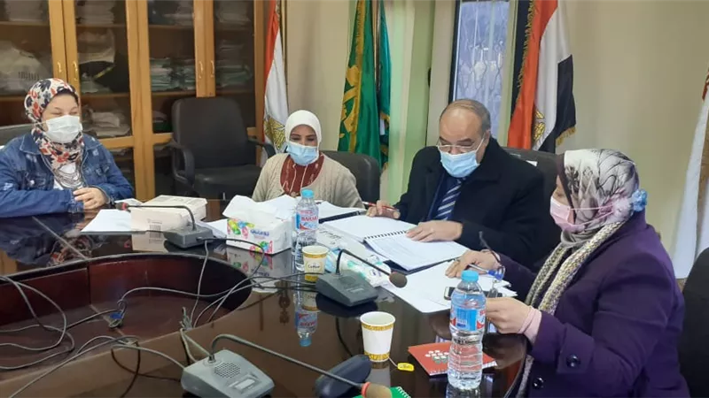 فريق محاكاة يزور تمريض بنها استعدادا لتجديد الاعتماد الأكاديمى