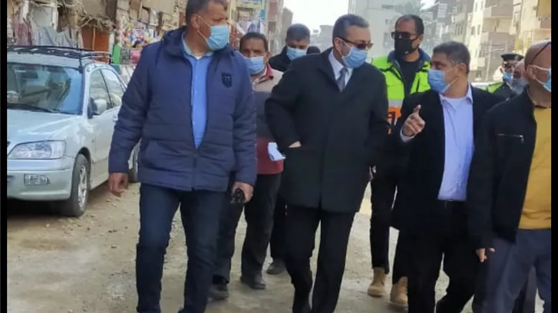 دعطا وقيادات جهاز التنسيق الحضاري يتفقدون المحطة والساحة الاحمديةبطنطا-صور