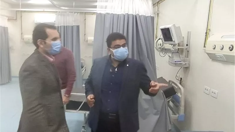 نائب محافظ بني سويف يواصل جولاته بالمستشفيات