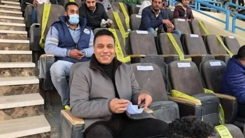 الجهاز الفنى لمنتخب مصر يتابع مباراة الزمالك والجونة من ملعب بتروسبورت