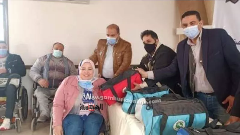 الإنتهاء من توزيع 250 شنطة رياضية على المتميزين من ذوي القدرات والهمم بمركز شباب الشرقية