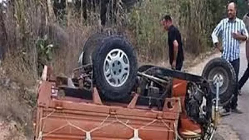 بالأسماء .إصابة 4 أشخاص في حادث انقلاب بالإسماعيلية