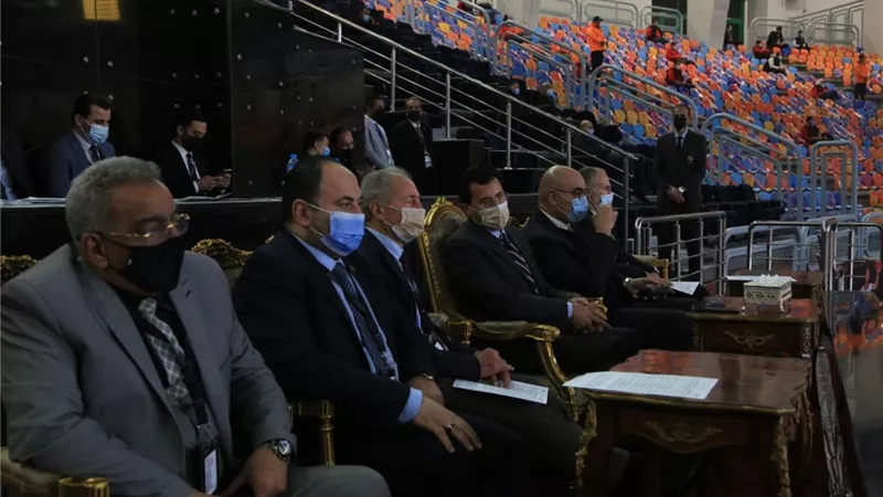 وزير الرياضة يشهد مباراة السويد وبيلا روسيا بمونديال اليد