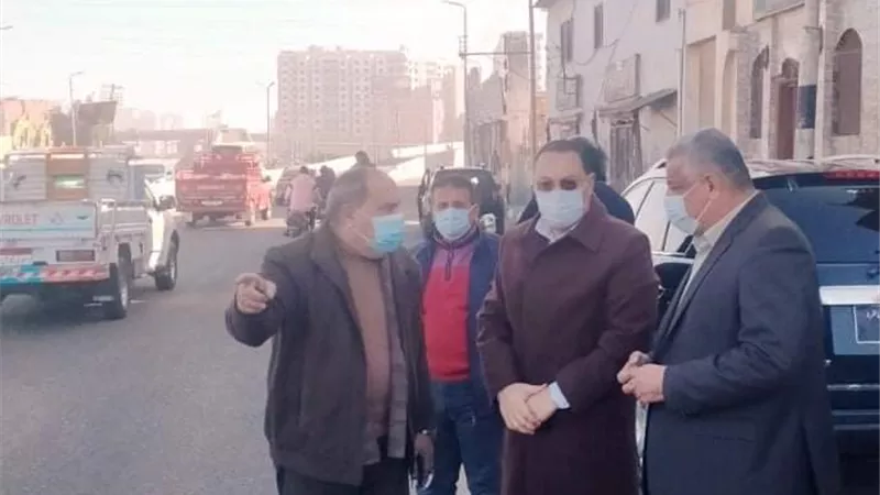 رصف وتوسعة منزل كوبري شرويده باتجاه منيا القمح