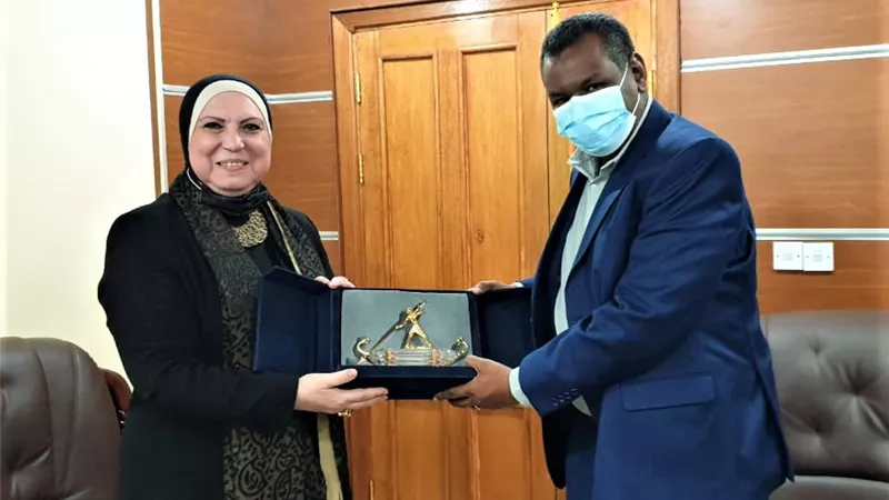 جامع تبحث احتياجات السودان من البنية التحتية لتعزيز التعاون المشترك لتيسير حركة التجارة البينية