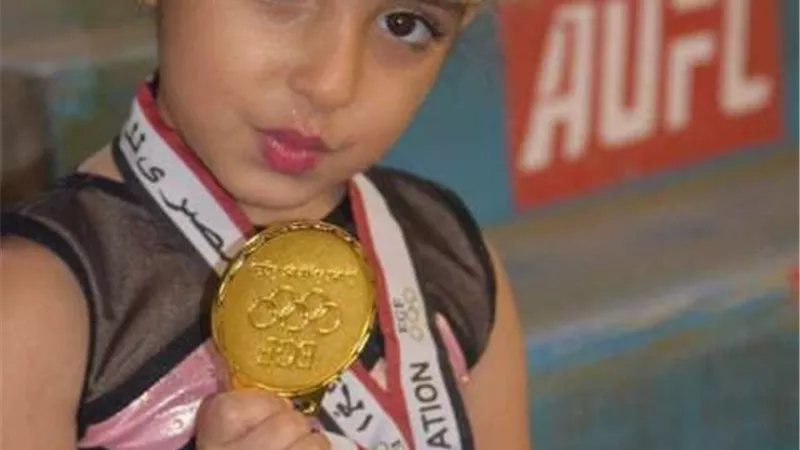 لينا ريان تفوز بذهبية بطولة اتحاد الجمباز