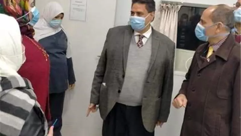 جولة مرورية لمدير عام الطب العلاجي علي مستشفيات اشمون