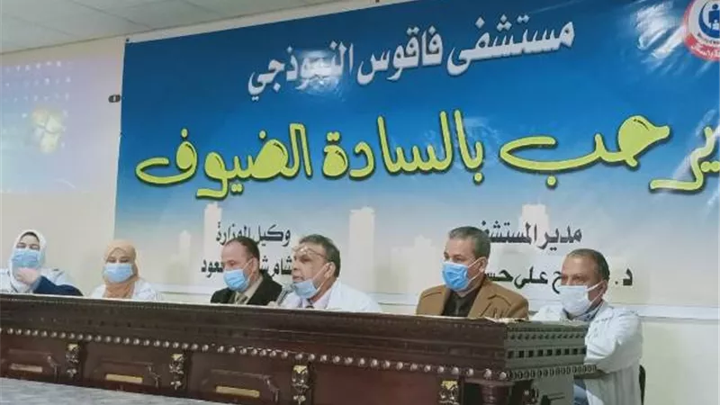 دورة تدريبية عن الإنعاش القلبي الرئوي بمستشفيى فاقوس والحميات