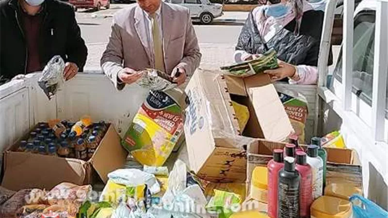 ضبط سلع منتهية الصلاحية وغير صالحة للإستهلاك الأدمي معروضة للبيع بمطروح