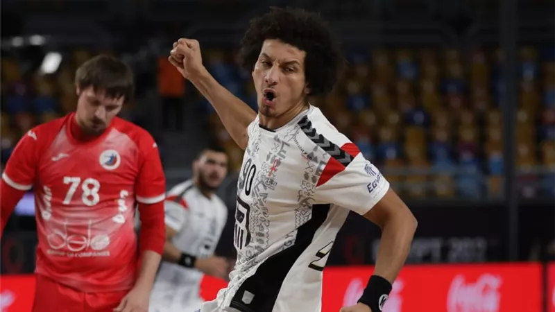 مونديال اليد.. مصر تتقدم على الاتحاد الروسي 15 - 8 بالشوط الأول