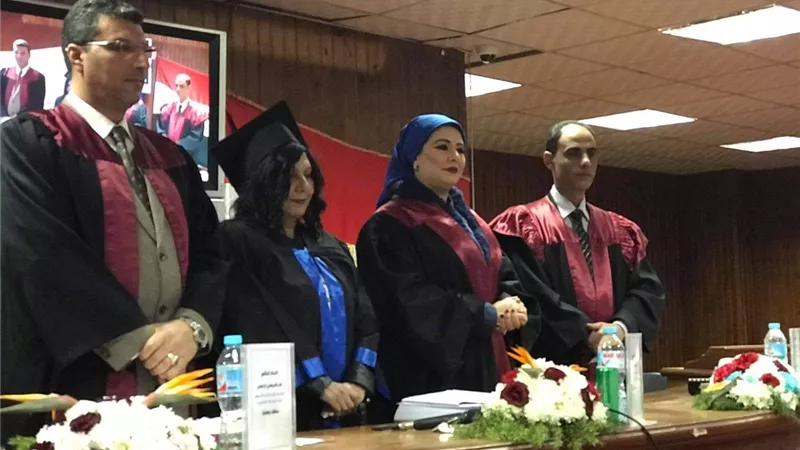 جامعة المنصورة تمنح الباحثة إلهام صلاح درجة الماجستير بتقدير ممتاز