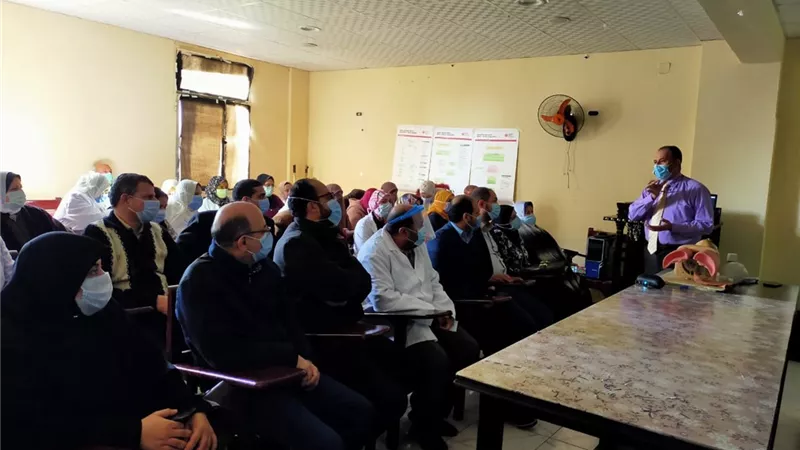 صحة الشرقية: تنفيذ دورة تدريبية عن الإنعاش القلبي الرئوي للفرق الطبية بمستشفي فاقوس والحميات
