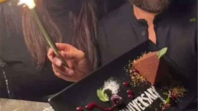 رسالة رومانسية من كندة علوش لعمرو يوسف فى عيد زواجهما