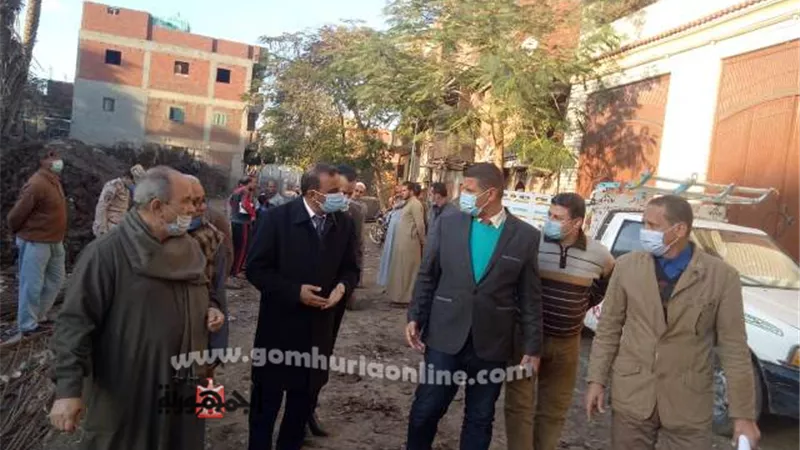 جولة تفقدية للسكرتير العام المساعد على المواقع المقترح تطويرها بأشمون .. صور