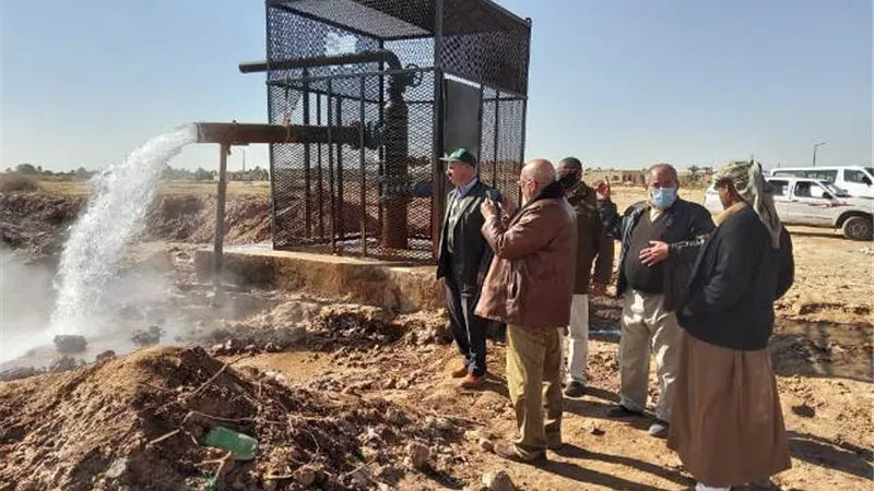 دراسة الاستغلال الأمثل لمياه البئرالجديد بقارة ام الصغير في سيوة.صور